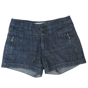 Anthropologie Size 00 Shorts Denim Daughters of the Liberation Cuffed Mid Rise
